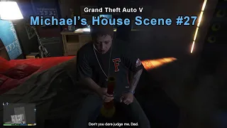 Jimmy smoking bong - Michael's House Scene #27 - GTA 5