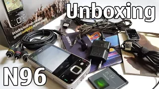 Nokia N96 Silver Unboxing 4K with all original accessories Nseries RM-247 review