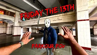 Jason Voorhees Vs Parkour Pov | Real life escape | Friday the 13th