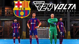 EA FC 24 Volta Gameplay Top Goals - Barcelona vs Real Madrid - Ft, Messi , Ronaldo  and Neymar