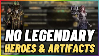 15 F2P Otherworld Teams Max Rewards! | Only Epic/Rare Heroes & Artifacts! 🐉DragonHeir Silent Gods🐉