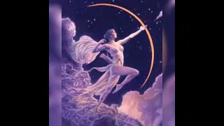 Light language activation for Goddess Diana with angelic symbol