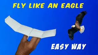 how to make a paper airplane that fly like an eagle - Easy Way