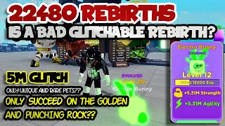 The 22480 Rebirths Is Not A Good Glitchable Rebirth? | Roblox Muscle Legends