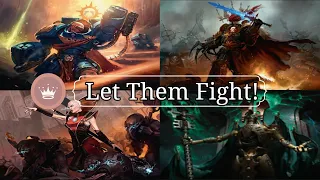NEW Warhammer 40K Precon Battle | Let Them Fight! | Magic: The Gathering Commander Gameplay