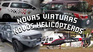 NOVAS VIATURAS E HELICÓPTEROS POLÍCIA MILITAR E POLÍCIA CIVIL !