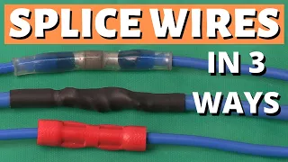 How to splice wires - how to solder, how to crimp, wire connectors