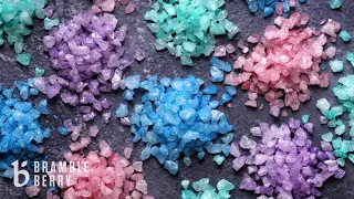 How to Make Bath Salt Crystals - Quick, Easy, and Super Sparkly! | Bramble Berry