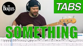 "Something" bass tabs cover, The Beatles [PLAYALONG]