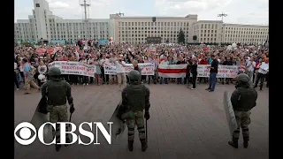 Pro-democracy protests grow in Belarus after disputed election