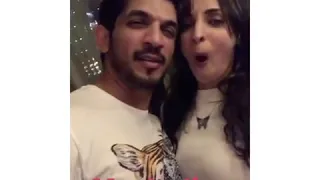 Sanaya Irani with Arjun Bijlani & Mohith Sehgal & Neha Swami ll Insta video ll Friendship Goals 😍😍