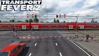 Transport Fever 2 - A few minutes at the level crossing