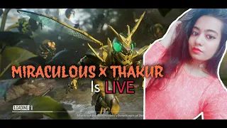 🔴 MIRACULOUS X THAKUR IS LIVE: BGMI | ROAD TO 56K | SUBSCRIBERS GAME !! ❤