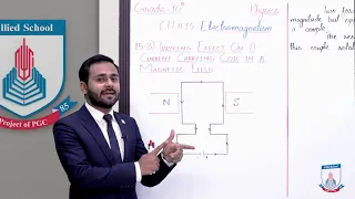 Class 10 - Physics - Chapter 15 - Lecture 3 - 15.3 Turning Effect on a Current  - Allied Schools