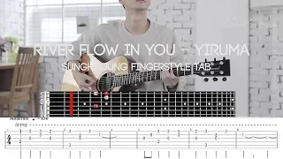 River Flow in You - Sungha Jung Fingerstyle Guitar Lesson Tab