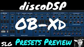 discoDSP | OB-Xd | Presets Preview