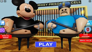 NEW GAME - MIKEY MOUSE BARRY'S PRISON RUN (OBBY!) - WALKTHROUGH FULL GAMEPLAY - ROBLOX #roblox #obby