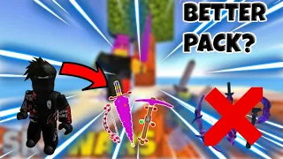 This Pack Is Better Than The NEW Vortex Pack / Armour? (MORE REACH, DOUBLE HITS) ROBLOX SKYWARS PACK