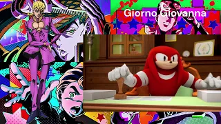 Knuckles approves the JOJOs