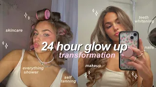 GLOW UP WITH ME 💅🏼🛁 24 hour self care transformation routine