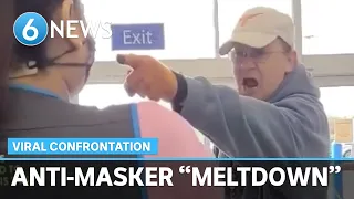 Anti-Masker SCREAMS at Walmart employees in Alaska