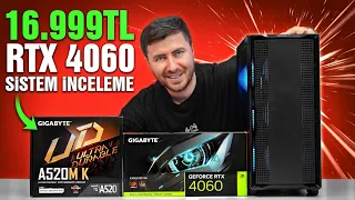 16.999 TL RTX 4060 SİSTEM İNCELEME REHBERİ (Mağaza Özel)