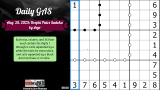 Daily Sudoku - 28 August 2023