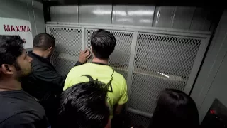 WE GOT TRAPPED IN A LIFT!