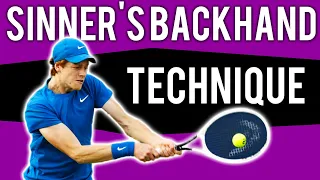 Jannik Sinner Backhand Analysis | The Secret To Gigantic Power