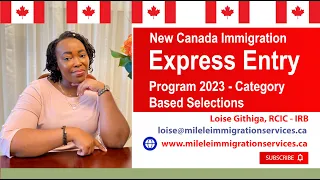 GOOD NEWS! The New Canada Immigration Express Entry Program - Category Based Selections