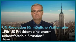 UN-Resolutionsentwurf für Waffenruhe im Gazastreifen: Einschätzungen von Michael Strempel | 29.05.24