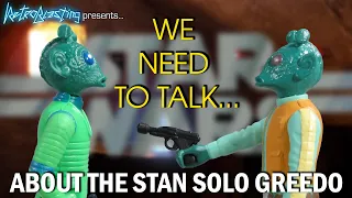 Star Wars Stan Solo Vintage Movie Accurate Greedo Figure - Kenner Style