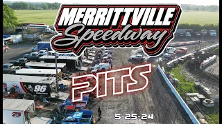 🏁 Merrittville Speedway 5-25-24  PIT FLIGHT / Dog Show / Pits after Dark