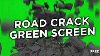 💥💥 REALISTIC!!!  Wall Collapse Green Screen | 💥💥 wall collapse green screen effects | Road Crarck 💥💥
