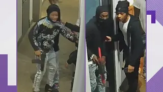 Police release security photos of suspects in downtown shooting that killed teen, injured 11 others