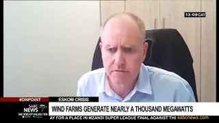 Eskom crisis | Wind farms generate nearly a thousand megawatts