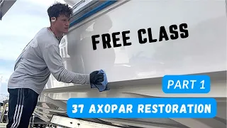 How to Wet Sand, Compound, & Polish your Boat (1-Hour Class!)