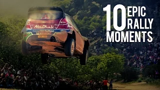 10 Epic Rally Moments | Crazy Jumps, Extreme Maneuvers & More