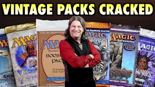 Vintage MTG Packs Opened! Revised, Urza's Legacy, Mercadian Masques, Visions, Alliances, ColdSnap!