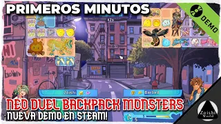 ¡Próximo PVP de mochilas y monstruos! | NEODUEL: BACKPACK MONSTERS (Demo)