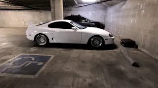 Supra night drive testing new igniter, LEDs, 4" intake, and wheel balancing and alignment