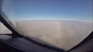 Very difficult landing in fog with zero visibility!