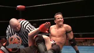 Mike Posey in ring, Mike Posey (c) vs Laredo Kid Anarchy Wrestling TV eps 437 438 5-10-14