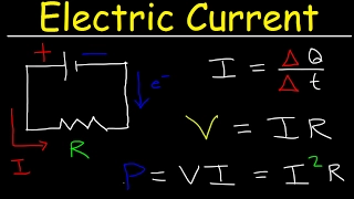 Electric Current & Circuits Explained, Ohm's Law, Charge, Power, Physics Problems, Basic Electricity