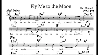 Tutorial #5 🌙 🎹 Counting the rhythm - Fly Me To The Moon