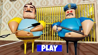 Убежал из тюрьмы соседа Барри! HELLO NEIGHBOR BARRY'S PRISON RUN! #roblox