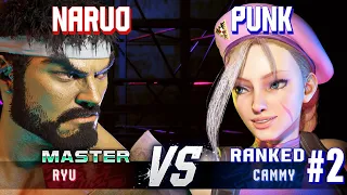 SF6 ▰ NARUO (Ryu) vs PUNK (#2 Ranked Cammy) ▰ Ranked Matches