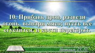 ВидеоБиблия Книга пророка Иезекииля с музыкой глава 24 Бондаренко