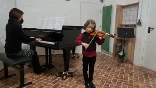 Miles Marsollek (6 y.o.) Concertino in Russian Style, op. 35 by Alexej Janschinow