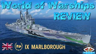 Marlborough "Das Werftschiff" EN/T9/BB "Review" in World of Warships auf Deutsch/German